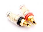 M8x46mm,Binding Post Connector,Gold Plated
